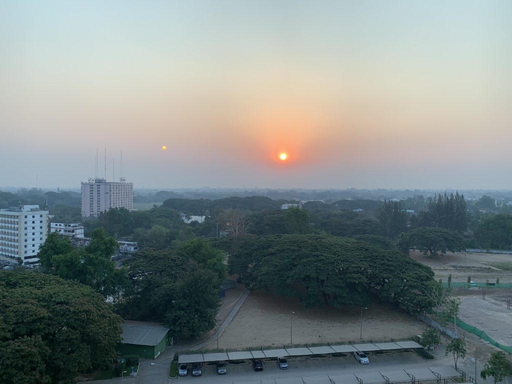 Sonnenaufgang in Chiang Mai